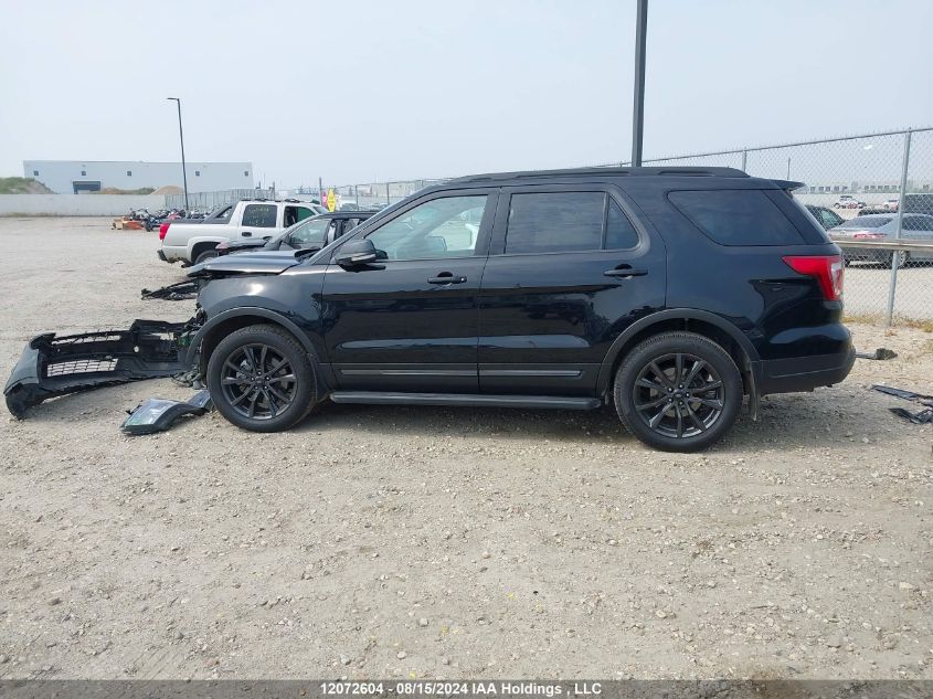 2018 Ford Explorer Xlt VIN: 1FM5K8D80JGB36244 Lot: 12072604