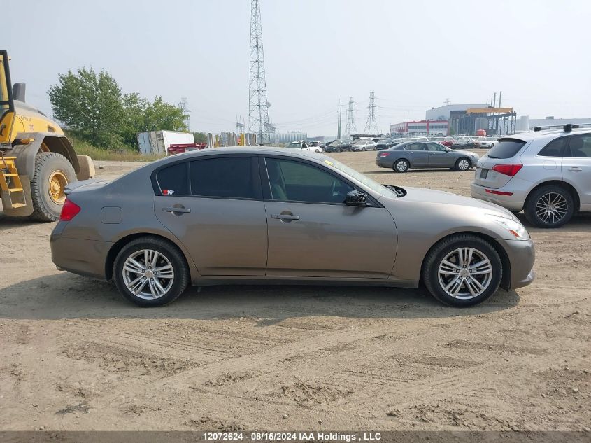 2012 Infiniti G25 VIN: JN1DV6AR1CM861772 Lot: 12072624