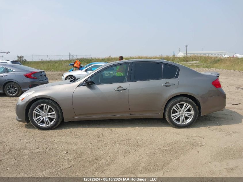 2012 Infiniti G25 VIN: JN1DV6AR1CM861772 Lot: 12072624