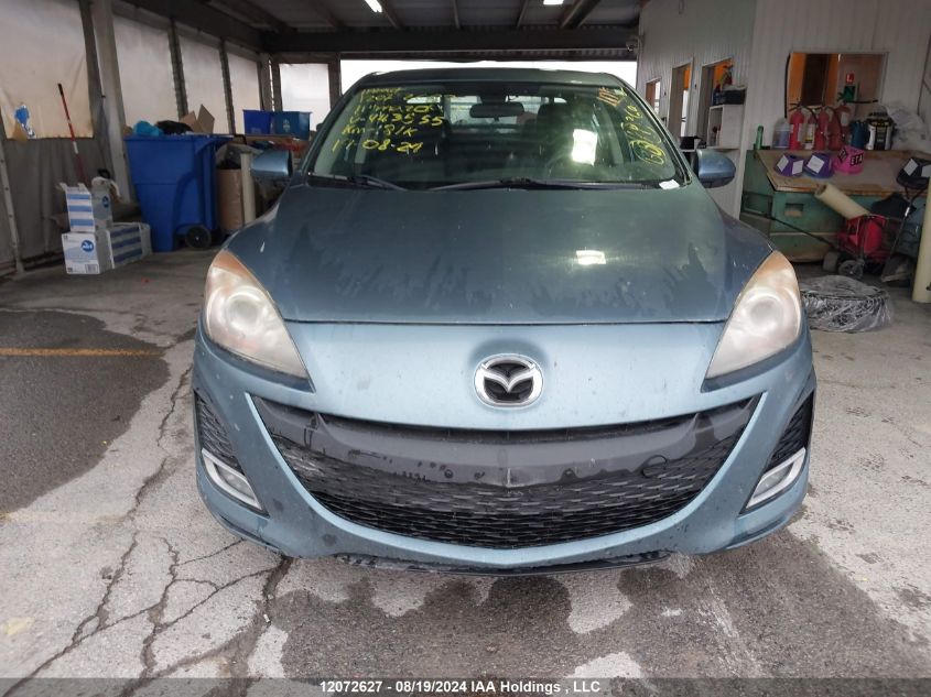 2011 Mazda Mazda3 VIN: JM1BL1VF0B1443555 Lot: 12072627