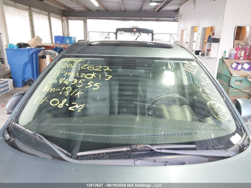 2011 Mazda Mazda3 VIN: JM1BL1VF0B1443555 Lot: 12072627