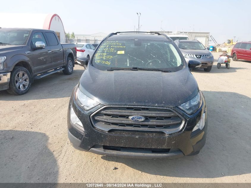 2018 Ford Ecosport Ses VIN: MAJ6P1CL4JC162186 Lot: 12072645