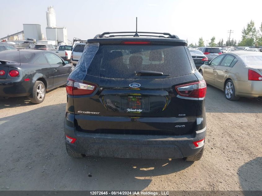 2018 Ford Ecosport Ses VIN: MAJ6P1CL4JC162186 Lot: 12072645