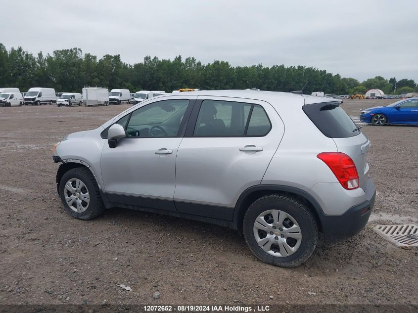 2013 Chevrolet Trax VIN: 3GNCJKSB9DL207460 Lot: 12072652