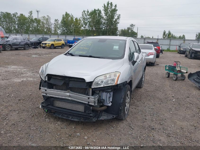 2013 Chevrolet Trax VIN: 3GNCJKSB9DL207460 Lot: 12072652