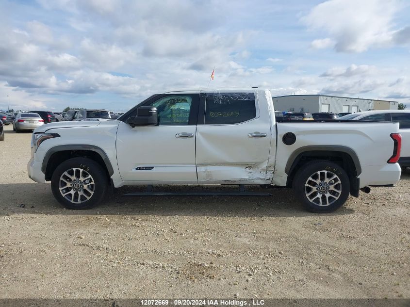 2024 Toyota Tundra Hybrid Platinum VIN: 5TFMC5DB4RX041611 Lot: 12072669