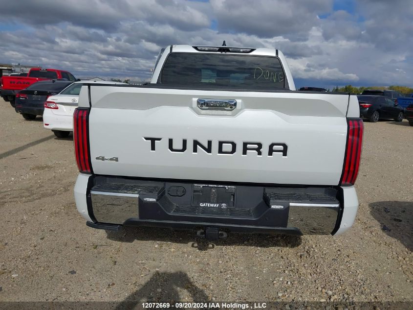 2024 Toyota Tundra Hybrid Platinum VIN: 5TFMC5DB4RX041611 Lot: 12072669