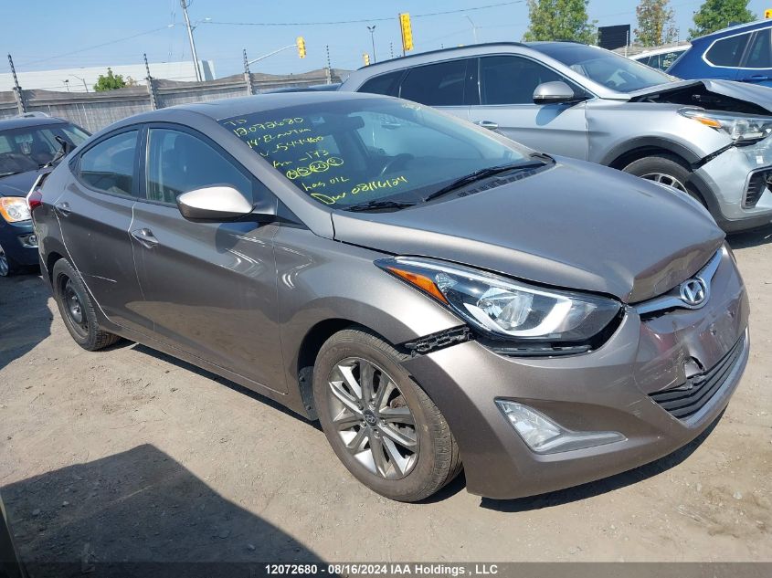 5NPDH4AE4EH544460 2014 Hyundai Elantra Se/Sport/Limited