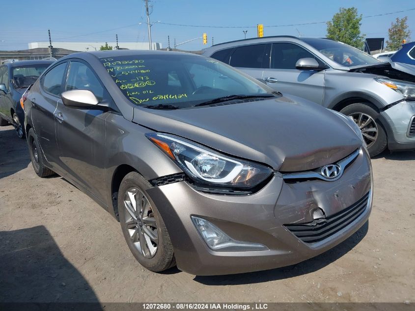 5NPDH4AE4EH544460 2014 Hyundai Elantra Se/Sport/Limited