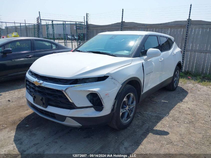 2023 Chevrolet Blazer VIN: 3GNKBHR4XPS212566 Lot: 12072687