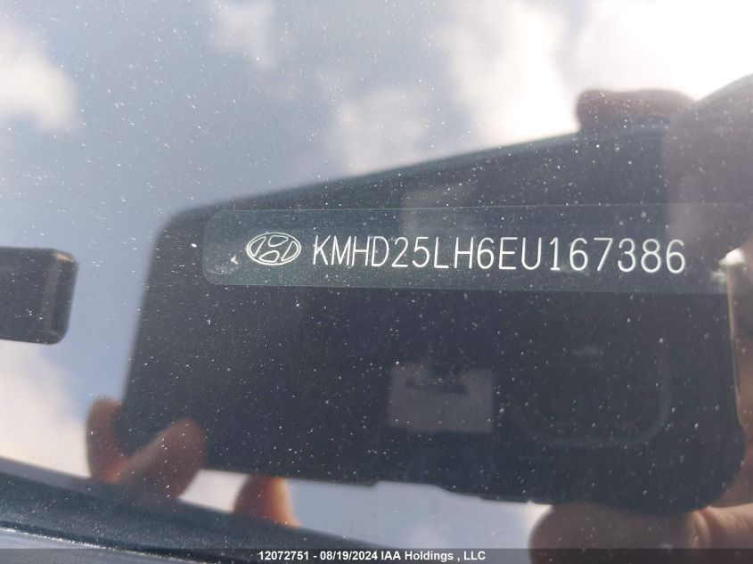 2014 Hyundai Elantra VIN: KMHD25LH6EU167386 Lot: 12072751