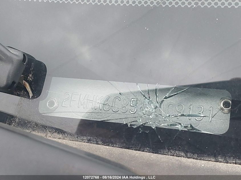 2019 Ford Flex Sel VIN: 2FMHK6C85KBA09131 Lot: 12072768