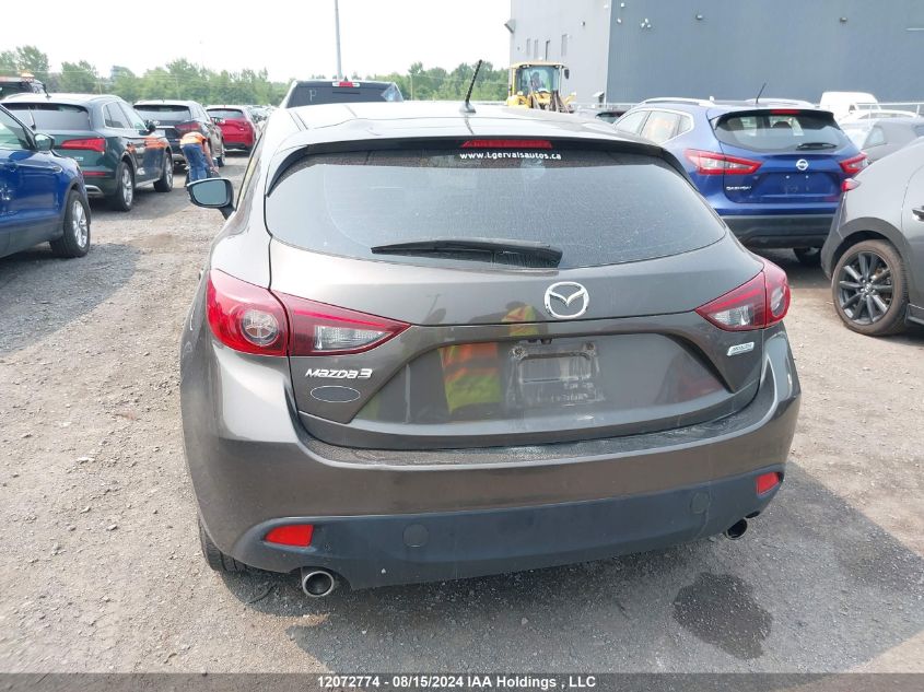 2014 Mazda 3 Touring VIN: JM1BM1L71E1136909 Lot: 12072774