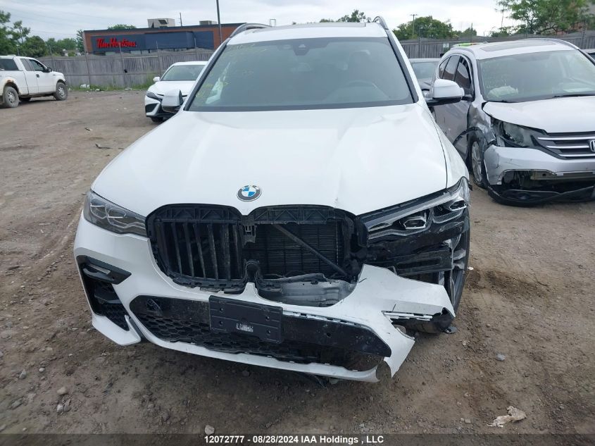 2022 BMW X7 VIN: 5UXCW2C09N9J88537 Lot: 12072777