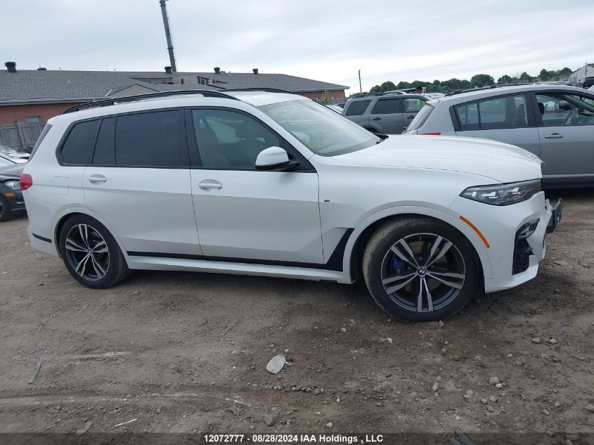 2022 BMW X7 VIN: 5UXCW2C09N9J88537 Lot: 12072777