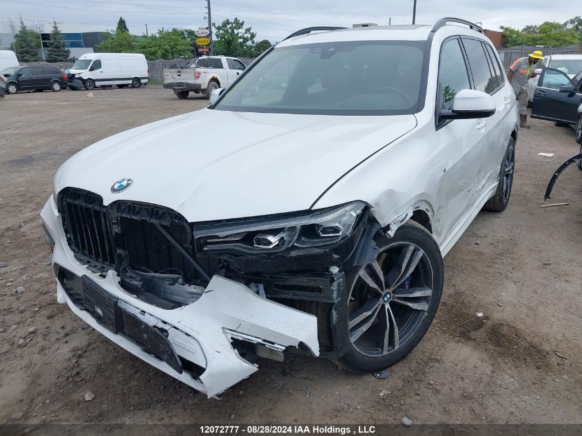 2022 BMW X7 VIN: 5UXCW2C09N9J88537 Lot: 12072777