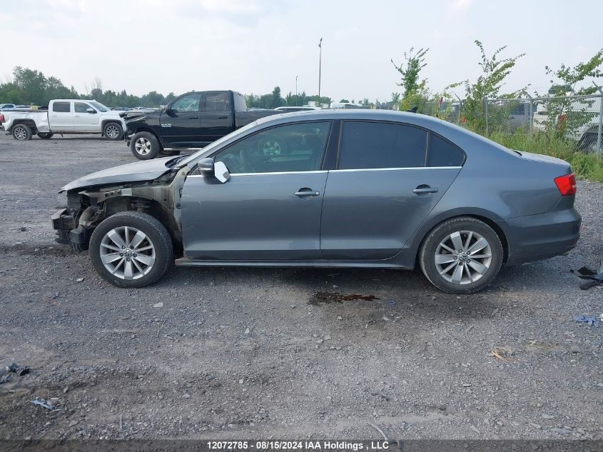 2015 Volkswagen Jetta Sedan VIN: 3VW2K7AJ6FM308702 Lot: 12072785