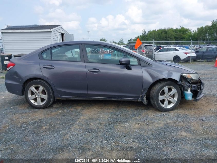 2HGFB2E44EH006321 2014 Honda Civic Sedan