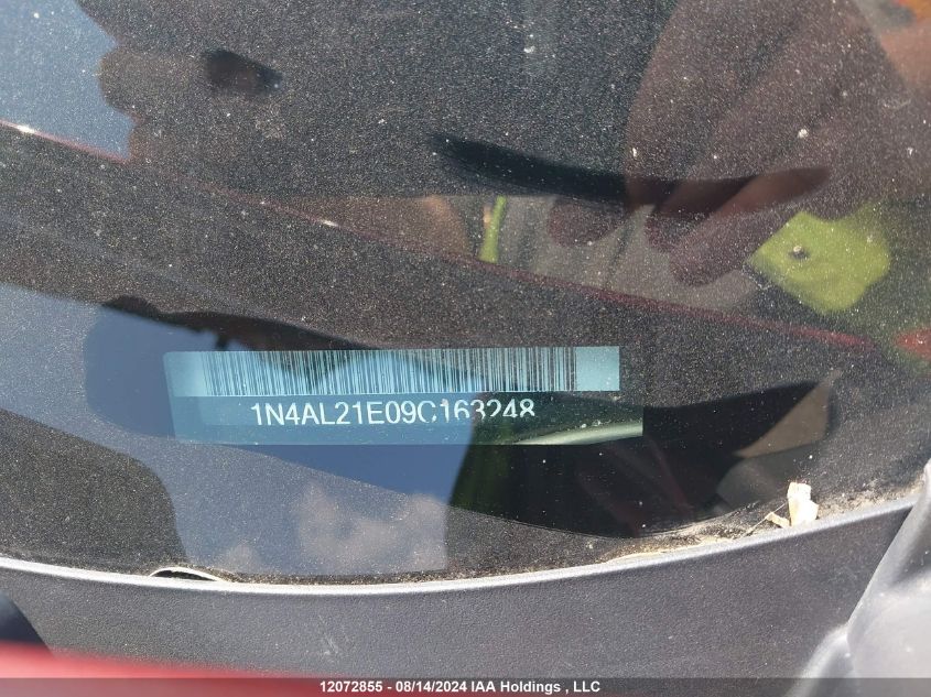 2009 Nissan Altima 2.5 S VIN: 1N4AL21E09C163248 Lot: 12072855