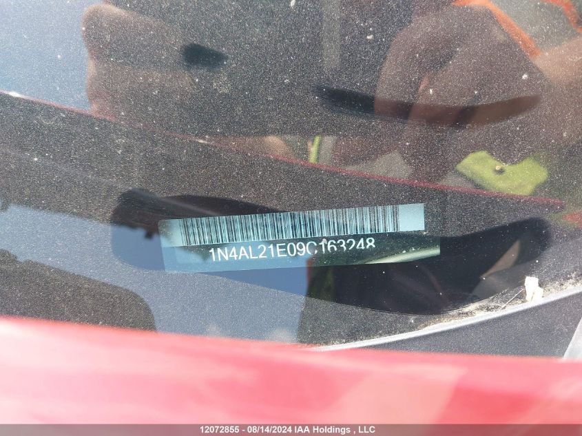 2009 Nissan Altima 2.5 S VIN: 1N4AL21E09C163248 Lot: 12072855