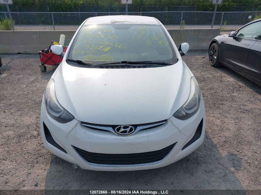 5NPDH4AE4EH530171 2014 Hyundai Elantra Gl