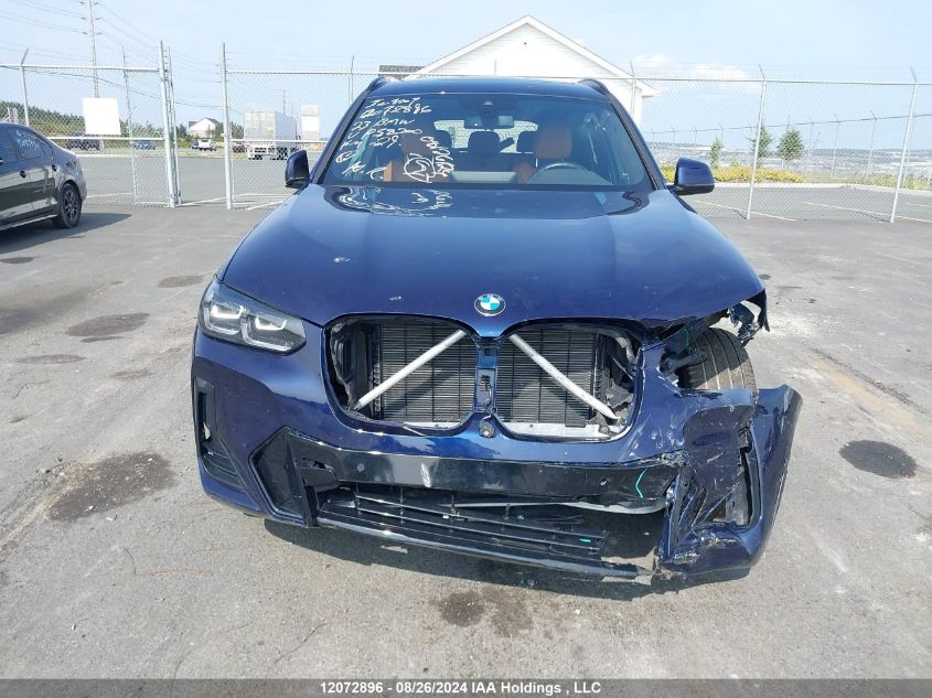 2023 BMW X3 VIN: 5UX53DP06P9P58200 Lot: 12072896