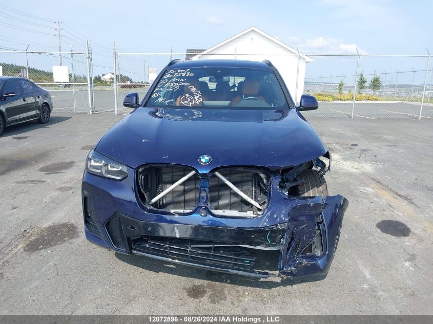 2023 BMW X3 VIN: 5UX53DP06P9P58200 Lot: 12072896