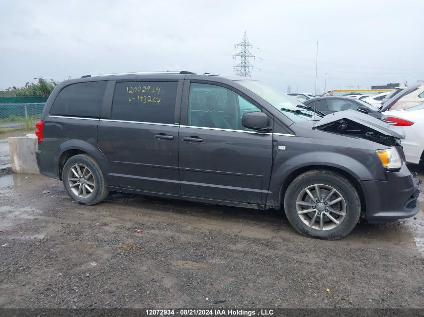 2014 Dodge Grand Caravan Se/Sxt VIN: 2C4RDGBGXER193267 Lot: 12072934