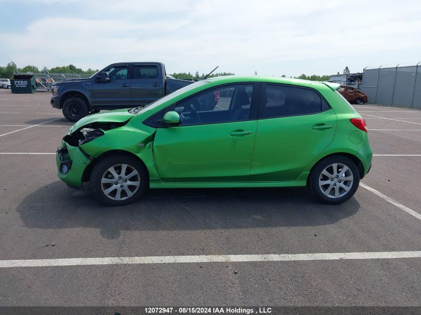 2011 Mazda Mazda2 VIN: JM1DE1HY5B0104537 Lot: 12072947