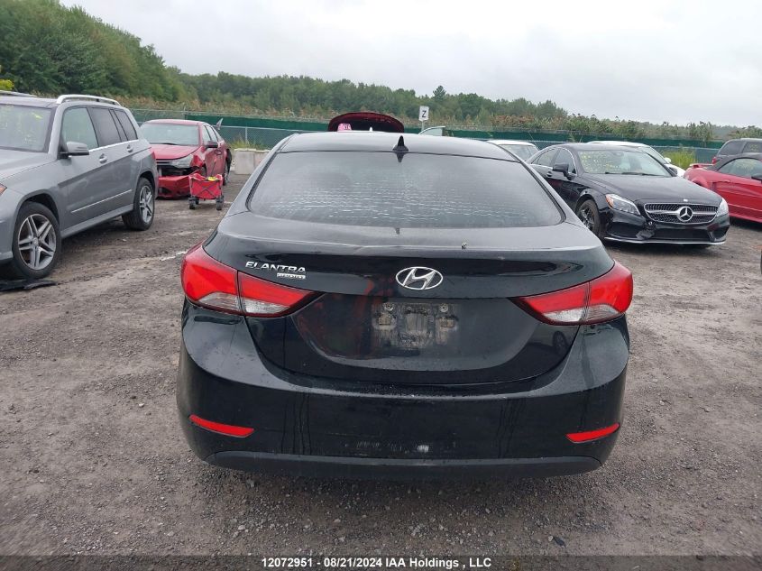 2015 Hyundai Elantra Sport Appearance VIN: KMHDH4AE6FU445108 Lot: 12072951