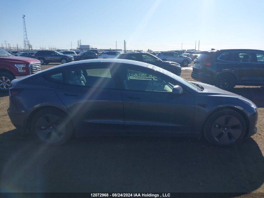 2022 Tesla Model 3 VIN: 5YJ3E1EB8NF120586 Lot: 12072968