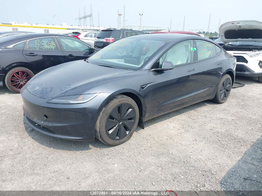 LRW3E7FA1RC201552 2024 TESLA MODEL 3 - Image 2