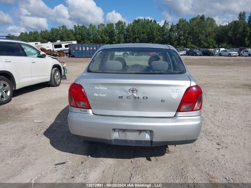 2000 Toyota Echo VIN: JTDBT1236Y0027017 Lot: 12072991
