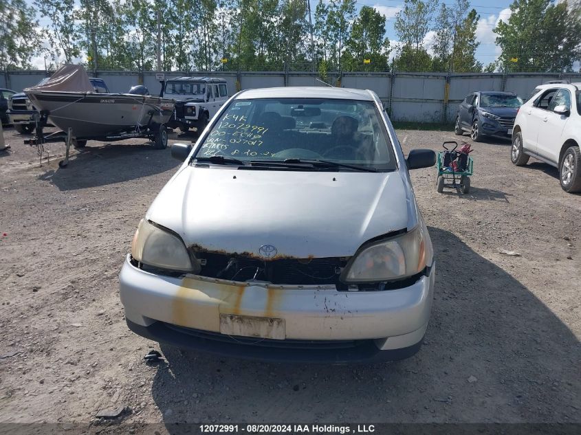 2000 Toyota Echo VIN: JTDBT1236Y0027017 Lot: 12072991