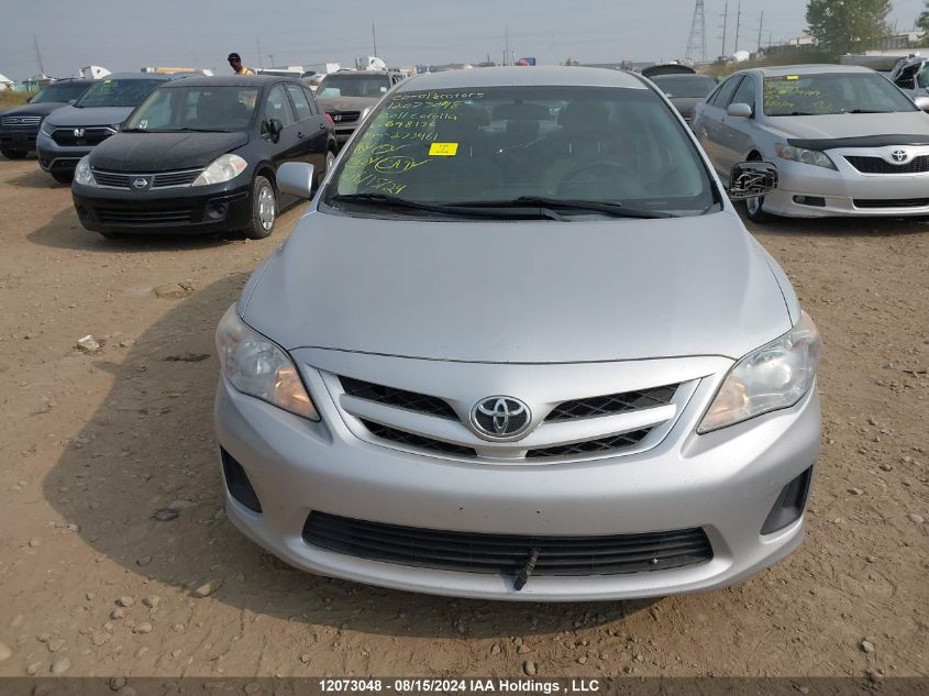 2011 Toyota Corolla Ce VIN: 2T1BU4EE3BC698136 Lot: 12073048