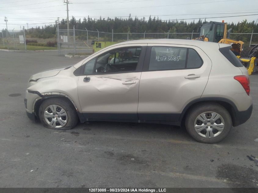 2013 Chevrolet Trax VIN: 3GNCJKSB4DL171161 Lot: 12073085