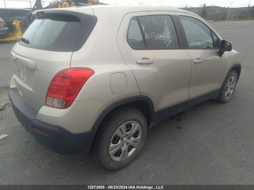 2013 Chevrolet Trax VIN: 3GNCJKSB4DL171161 Lot: 12073085