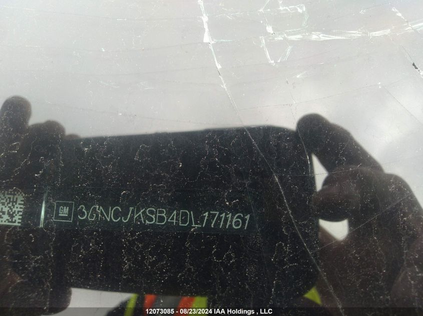 2013 Chevrolet Trax VIN: 3GNCJKSB4DL171161 Lot: 12073085