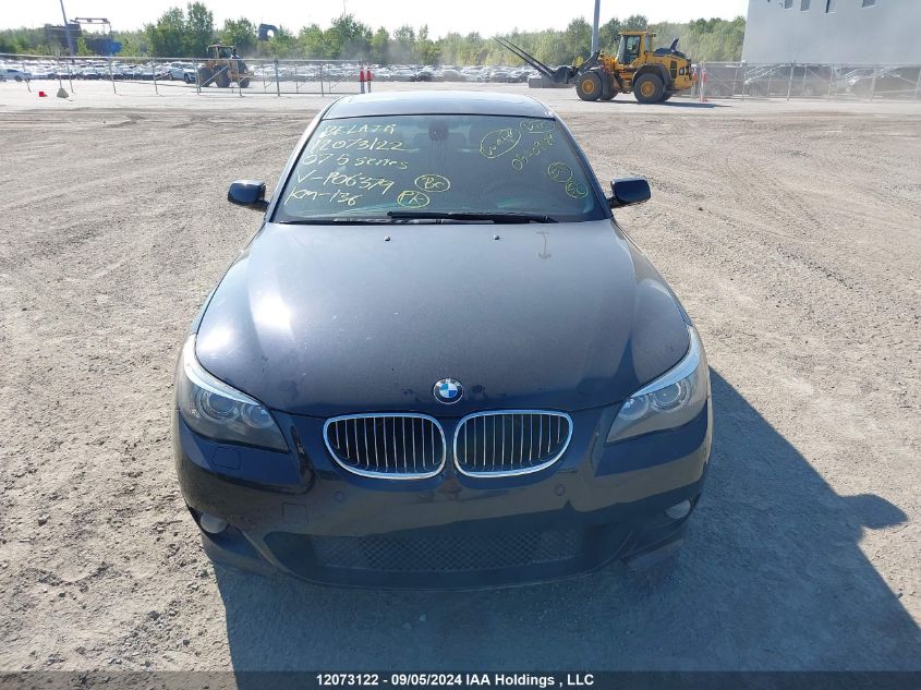 2007 BMW 5 Series VIN: WBANB53547CP06379 Lot: 12073122