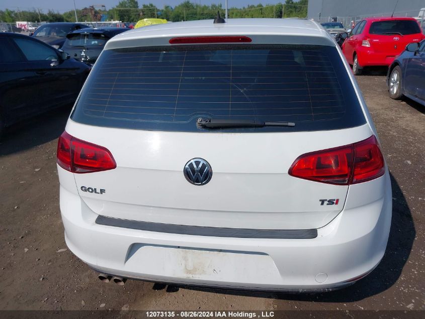 2017 Volkswagen Golf VIN: 3VW117AU0HM020671 Lot: 12073135