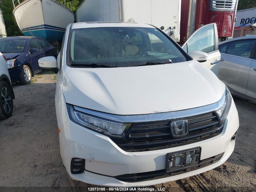 2022 Honda Odyssey VIN: 5FNRL6H45NB502858 Lot: 12073180