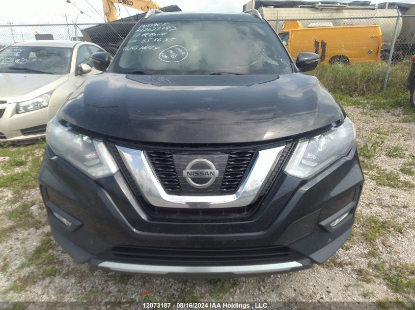 2017 Nissan Rogue Sv/Sl VIN: 5N1AT2MV6HC853635 Lot: 12073187