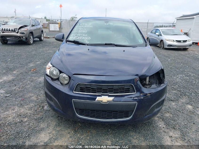 2015 Chevrolet Sonic VIN: 1G1JA5SH2F4123083 Lot: 12073206