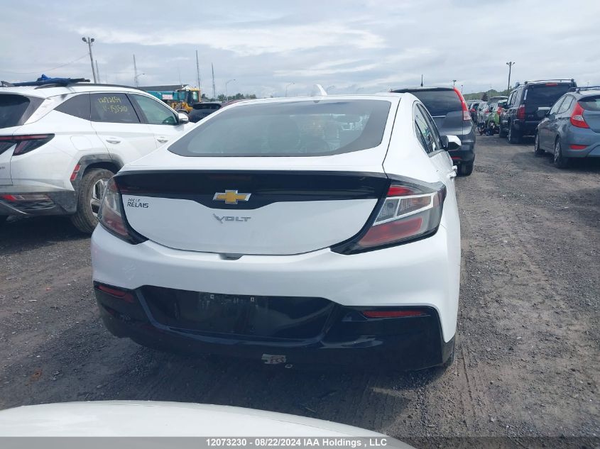 2017 Chevrolet Volt Lt VIN: 1G1RA6S54HU202191 Lot: 12073230