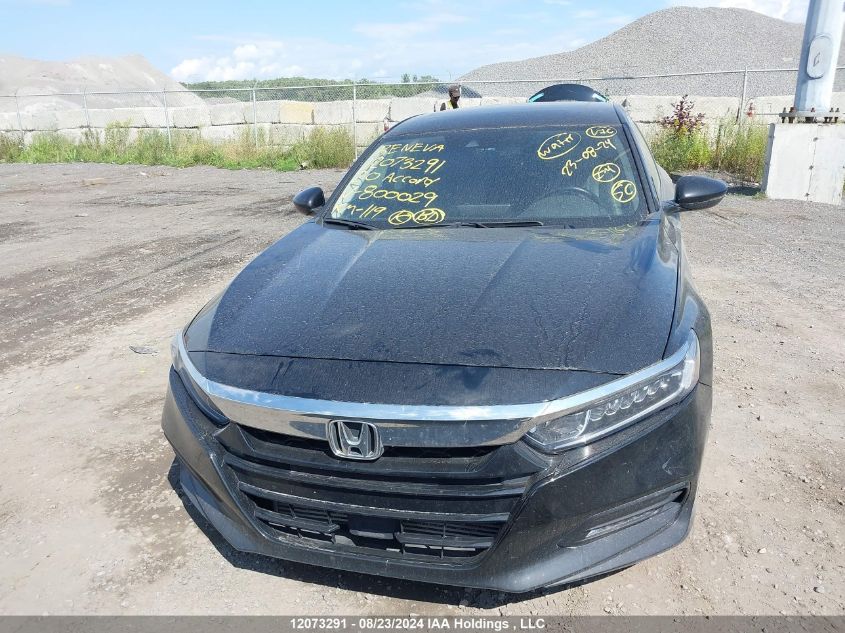 2020 Honda Accord Sedan VIN: 1HGCV1F52LA800029 Lot: 12073291