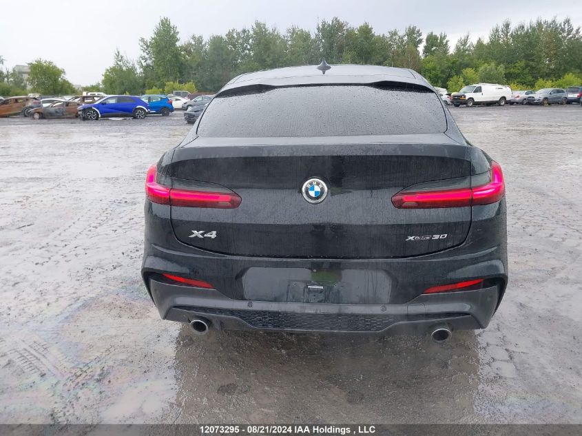 2019 BMW X4 xDrive30I VIN: 5UXUJ3C54KLG56292 Lot: 12073295