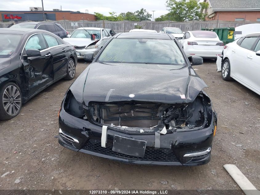 2012 Mercedes-Benz C-Class VIN: WDDGJ4HB8CF740041 Lot: 12073310