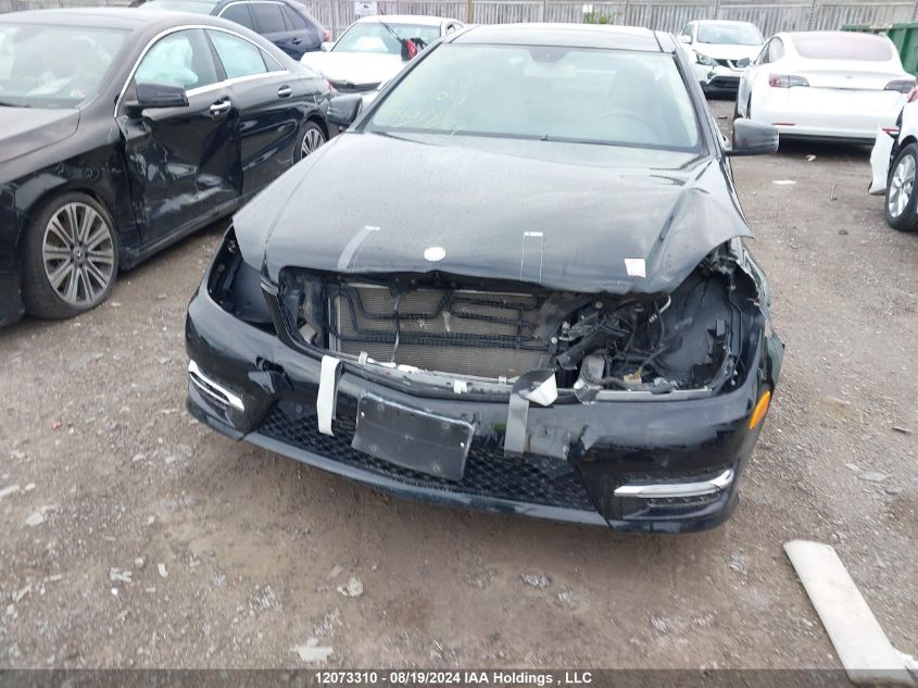 2012 Mercedes-Benz C-Class VIN: WDDGJ4HB8CF740041 Lot: 12073310
