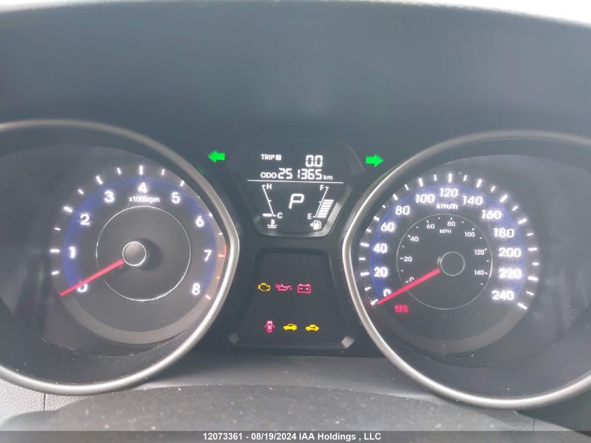 2013 Hyundai Elantra Gls/Limited VIN: 5NPDH4AE7DH345594 Lot: 12073361