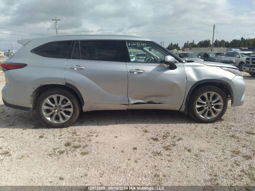 2021 Toyota Highlander Limited/Platinum VIN: 5TDDZRBH4MS099049 Lot: 12073389